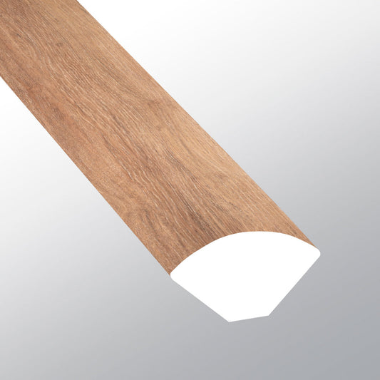 Bellamy Brooks ( QUARTER ROUND [ Wood • Matte • Medium ] - LVT * LUXURY VINYL TRIM ) | 5/8" X 3/4" X 94"