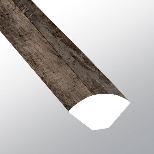 Bembridge ( QUARTER ROUND [ Wood • Matte • Dark ] - LVT * LUXURY VINYL TRIM ) | 5/8" X 3/4" X 94"