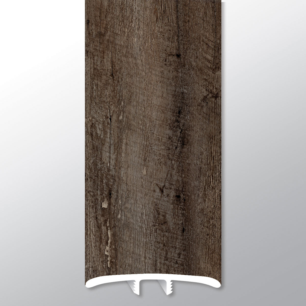Bembridge ( T MOLDING [ Wood • Matte • Dark ] - LVT * LUXURY VINYL TRIM ) | 1 3/4" X 1/4" X 94"