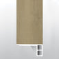 BENTON BLONDE ( FLUSH STAIR NOSE EASED EDGE [ Wood • Matte • Medium ] - LVT * LUXURY VINYL TRIM ) | 2 3/4" X 3/4" X 94"