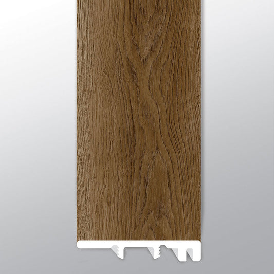 BERGEN HILLS ( END CAP [ Wood • Matte • Dark ] - LVT * LUXURY VINYL TRIM ) | 1 1/2" X 1/4" X 94"