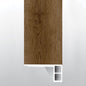 BERGEN HILLS ( FLUSH STAIR NOSE EASED EDGE [ Wood • Matte • Dark ] - LVT * LUXURY VINYL TRIM ) | 2 3/4" X 3/4" X 94"