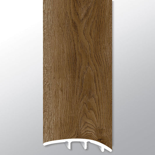 BERGEN HILLS ( REDUCER [ Wood • Matte • Dark ] - LVT * LUXURY VINYL TRIM ) | 1 3/4" X 3/8" X 94"
