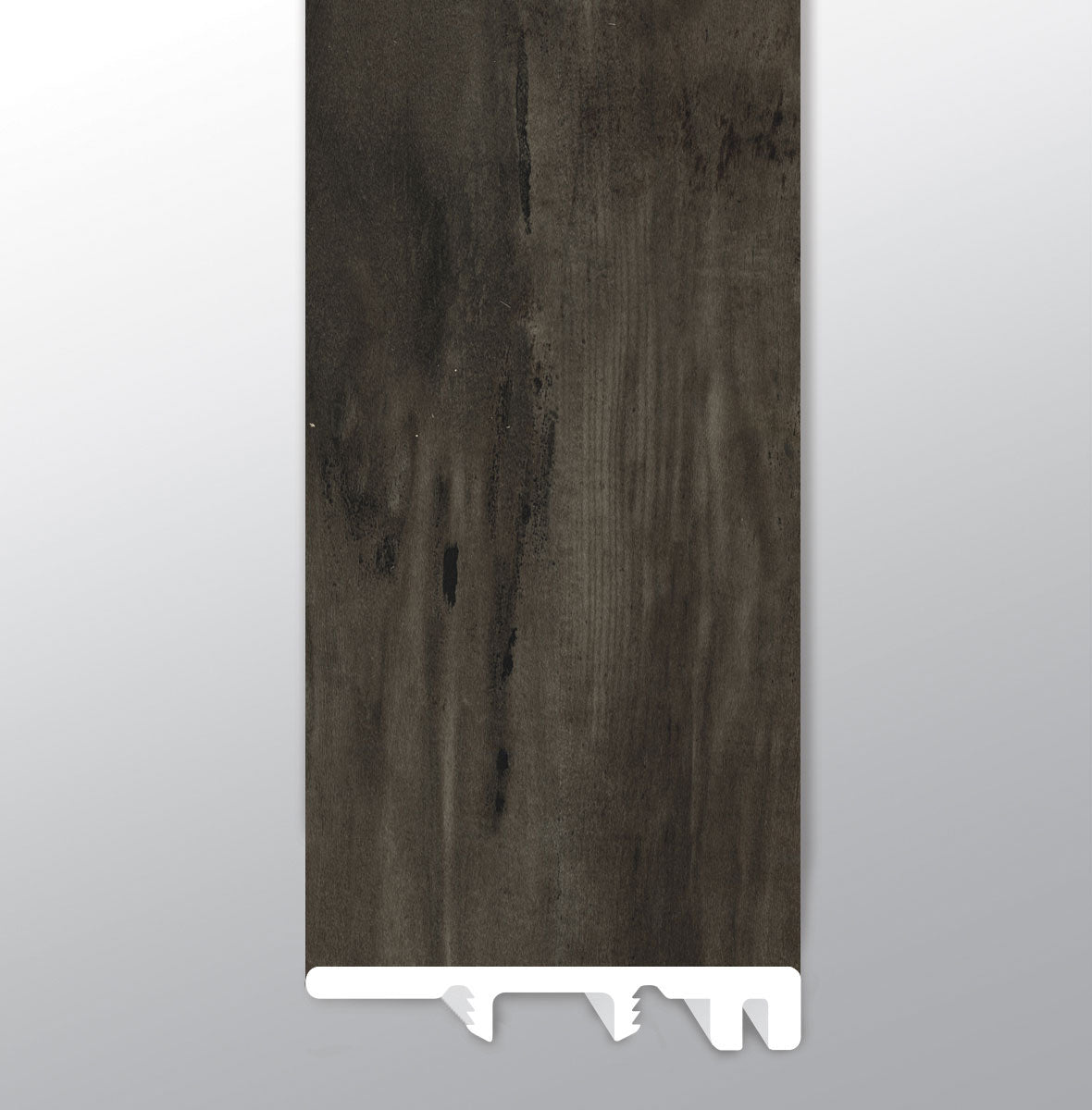 Billingham ( END CAP [ Wood • Matte • Dark ] - LVT * LUXURY VINYL TRIM ) | 1 1/2" X 1/4" X 94"