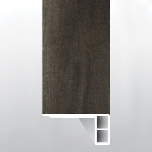 Billingham ( FLUSH STAIR NOSE EASED EDGE [ Wood • Matte • Dark ] - LVT * LUXURY VINYL TRIM ) | 2 3/4" X 3/4" X 94"