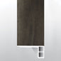 Billingham ( FLUSH STAIR NOSE EASED EDGE [ Wood • Matte • Dark ] - LVT * LUXURY VINYL TRIM ) | 2 3/4" X 3/4" X 94"