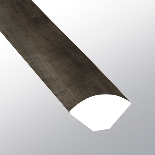 Billingham ( QUARTER ROUND [ Wood • Matte • Dark ] - LVT * LUXURY VINYL TRIM ) | 5/8" X 3/4" X 94"