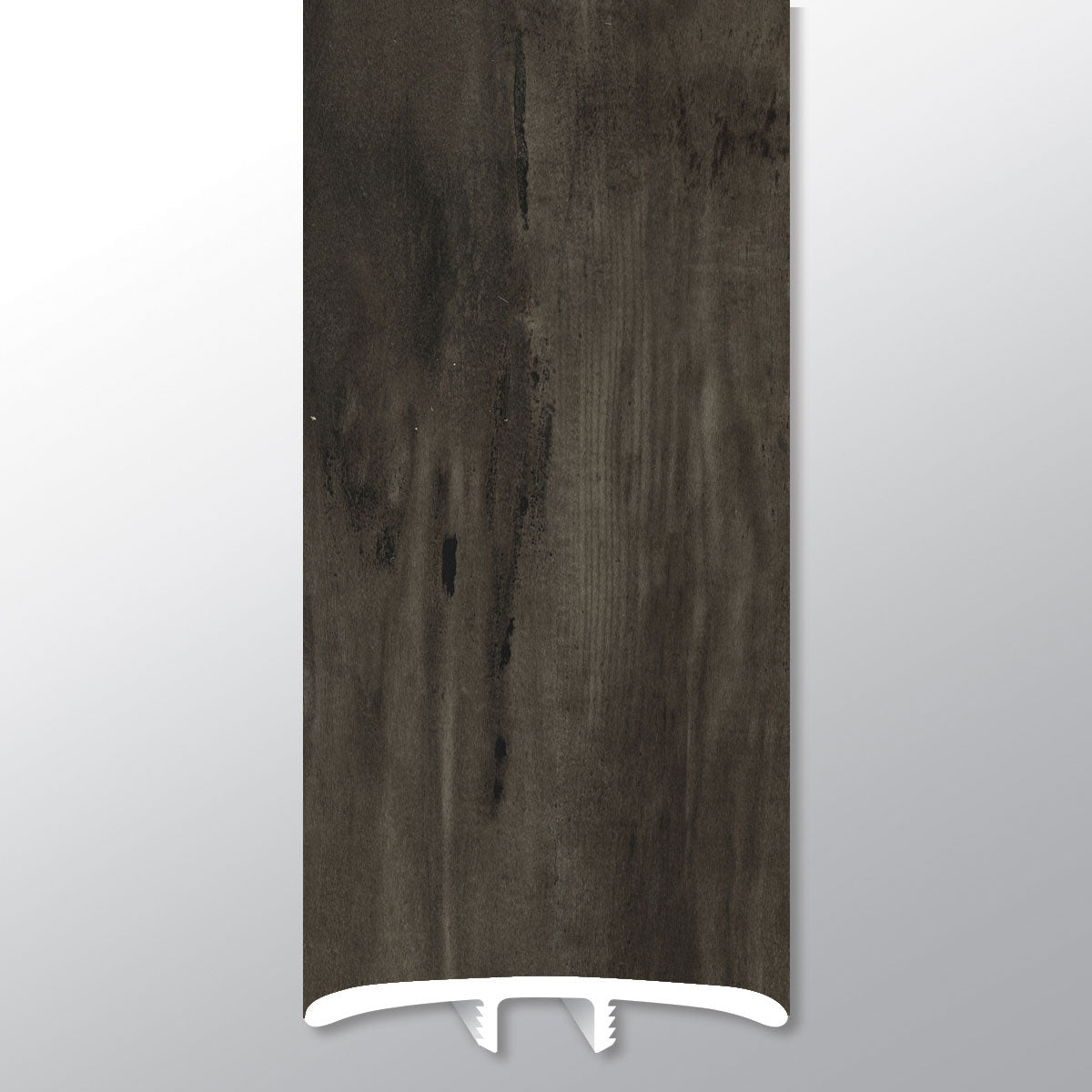 Billingham ( T MOLDING [ Wood • Matte • Dark ] - LVT * LUXURY VINYL TRIM ) | 1 3/4" X 1/4" X 94"