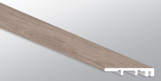 Bleached Elm ( END CAP [ Wood • Matte • Medium ] - LVT * LUXURY VINYL TRIM ) | 1 1/2" X 1/4" X 94"