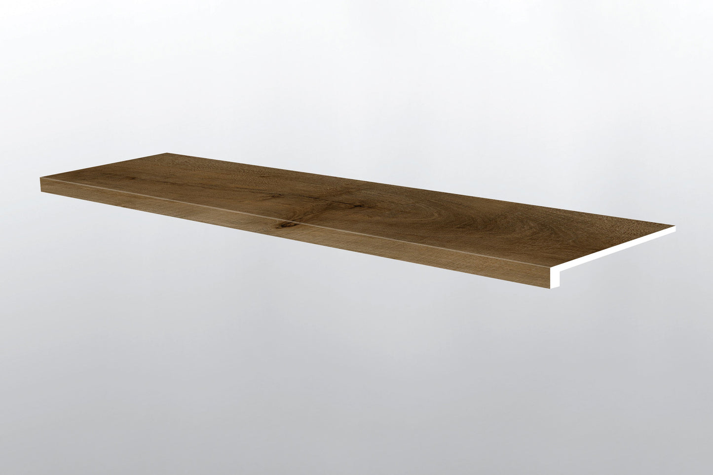 Blythe ( STAIR TREAD EASED EDGE [ Wood • Matte • Medium ] - LVT * LUXURY VINYL TRIM ) | 1 1/2" X 1/4" X 47 1/2"