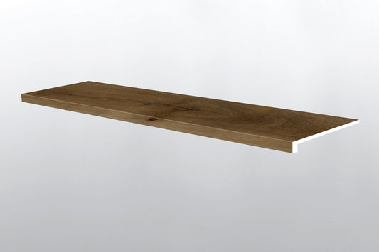 Blythe ( STAIR TREAD EASED EDGE [ Wood • Matte • Medium ] - LVT * LUXURY VINYL TRIM ) | 1 1/2" X 1/4" X 47 1/2"