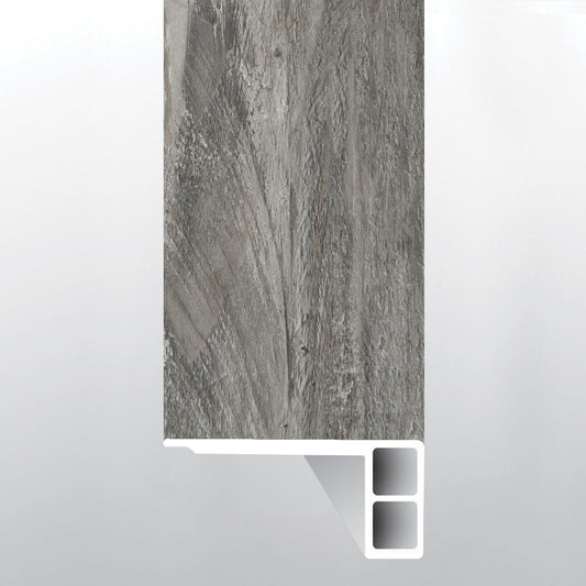 Boswell ( FLUSH STAIR NOSE EASED EDGE [ Wood • Matte • Medium ] - LVT * LUXURY VINYL TRIM ) | 2 3/4" X 3/4" X 94"