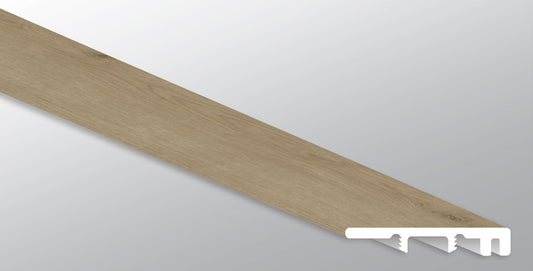 Bozeman ( END CAP [ Wood • Ultra Matte • Medium ] - LVT * LUXURY VINYL TRIM ) | 1 1/2" X 1/4" X 94"