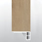 Bozeman ( FLUSH STAIR NOSE EASED EDGE [ Wood • Ultra Matte • Medium ] - LVT * LUXURY VINYL TRIM ) | 2 3/4" X 3/4" X 94"