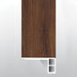 Braly ( FLUSH STAIR NOSE EASED EDGE [ Wood • Matte • Dark ] - LVT * LUXURY VINYL TRIM ) | 2 3/4" X 3/4" X 94"