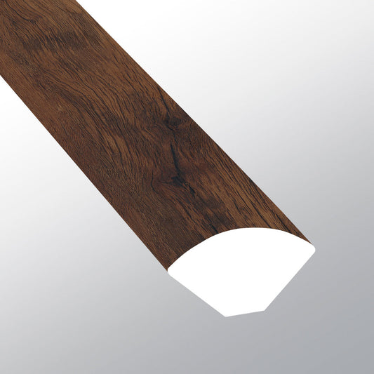 Braly ( QUARTER ROUND [ Wood • Matte • Dark ] - LVT * LUXURY VINYL TRIM ) | 5/8" X 3/4" X 94"