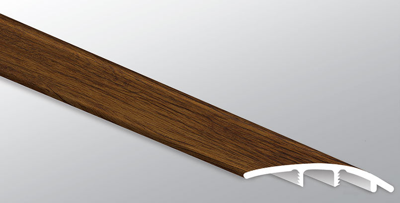 Braly ( REDUCER [ Wood • Matte • Dark ] - LVT * LUXURY VINYL TRIM ) | 1 3/4" X 3/8" X 94"