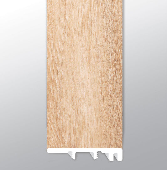 Briar Haven ( END CAP [ Wood • Matte • Light ] - LVT * LUXURY VINYL TRIM ) | 1 1/2" X 1/4" X 94"