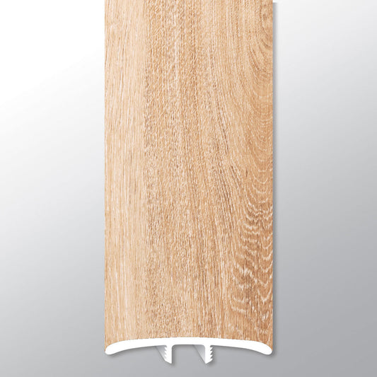 Briar Haven ( T MOLDING [ Wood • Matte • Light ] - LVT * LUXURY VINYL TRIM ) | 1 3/4" X 1/4" X 94"