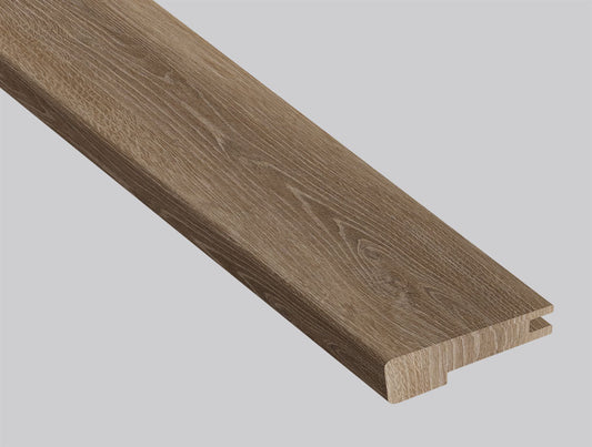 Brockton ( FLUSH STAIR NOSE EASED EDGE [ Wood • Matte • Medium ] - LVT * LUXURY VINYL TRIM ) | 2 3/4" X 3/4" X 94"