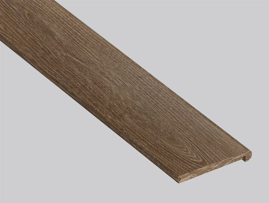 Brockton ( FLUSH STAIR NOSE [ Wood • Matte • Medium ] - LVT * LUXURY VINYL TRIM ) | 2 3/4" X 3/4" X 94"