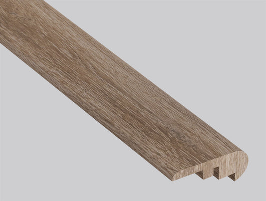 Brockton ( OVERLAPPING STAIR NOSE [ Wood • Matte • Medium ] - LVT * LUXURY VINYL TRIM ) | 2 1/4" X 1" X 94"