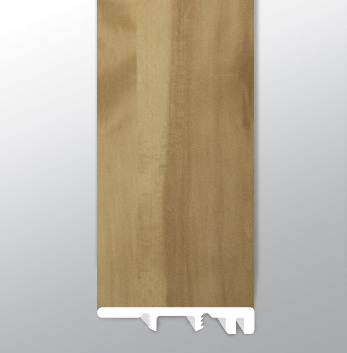Brookline ( END CAP [ Wood • Matte • Medium ] - LVT * LUXURY VINYL TRIM ) | 1 1/2" X 1/4" X 94"