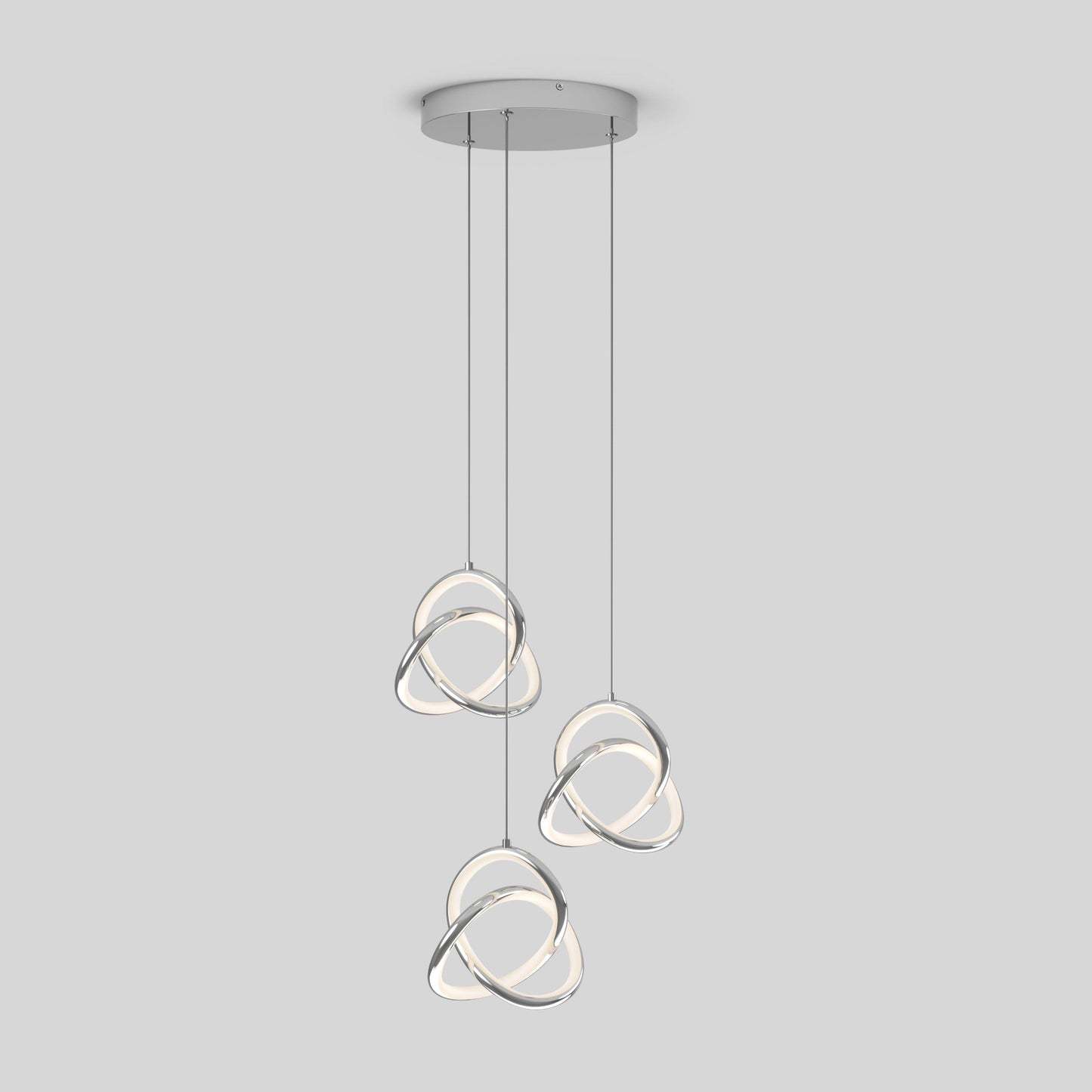 Zephyr 3-light LED pendant