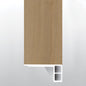 Cabana ( FLUSH STAIR NOSE EASED EDGE [ Wood • Matte • Medium ] - LVT * LUXURY VINYL TRIM ) | 2 3/4" X 3/4" X 94"