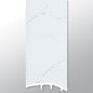 Calacatta Serra ( REDUCER [ Marble • Matte • Light ] - LVT * LUXURY VINYL TRIM ) | 1 3/4" X 3/8" X 94"