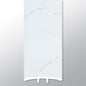Calacatta Serra ( T MOLDING [ Marble • Matte • Light ] - LVT * LUXURY VINYL TRIM ) | 1 3/4" X 1/4" X 94"