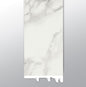 Calacatta Venosa Gold ( END CAP [ Marble • Matte • Light ] - LVT * LUXURY VINYL TRIM ) | 1 1/2" X 1/4" X 94"