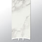 Calacatta Venosa Gold ( T MOLDING [ Marble • Matte • Light ] - LVT * LUXURY VINYL TRIM ) | 1 3/4" X 1/4" X 94"