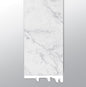 Carrara Avell ( END CAP [ Marble • Matte • Light ] - LVT * LUXURY VINYL TRIM ) | 1 1/2" X 1/4" X 94"