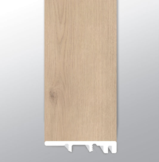 Chester Hills ( END CAP [ Wood • Matte • Light ] - LVT * LUXURY VINYL TRIM ) | 1 1/2" X 1/4" X 94"