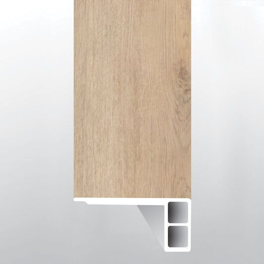 Chester Hills ( FLUSH STAIR NOSE EASED EDGE [ Wood • Matte • Light ] - LVT * LUXURY VINYL TRIM ) | 2 3/4" X 3/4" X 94"