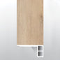 Chester Hills ( FLUSH STAIR NOSE EASED EDGE [ Wood • Matte • Light ] - LVT * LUXURY VINYL TRIM ) | 2 3/4" X 3/4" X 94"