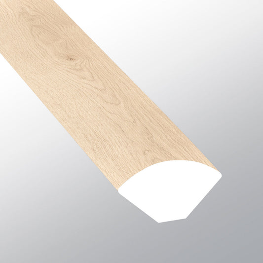 Chester Hills ( QUARTER ROUND [ Wood • Matte • Light ] - LVT * LUXURY VINYL TRIM ) | 5/8" X 3/4" X 94"