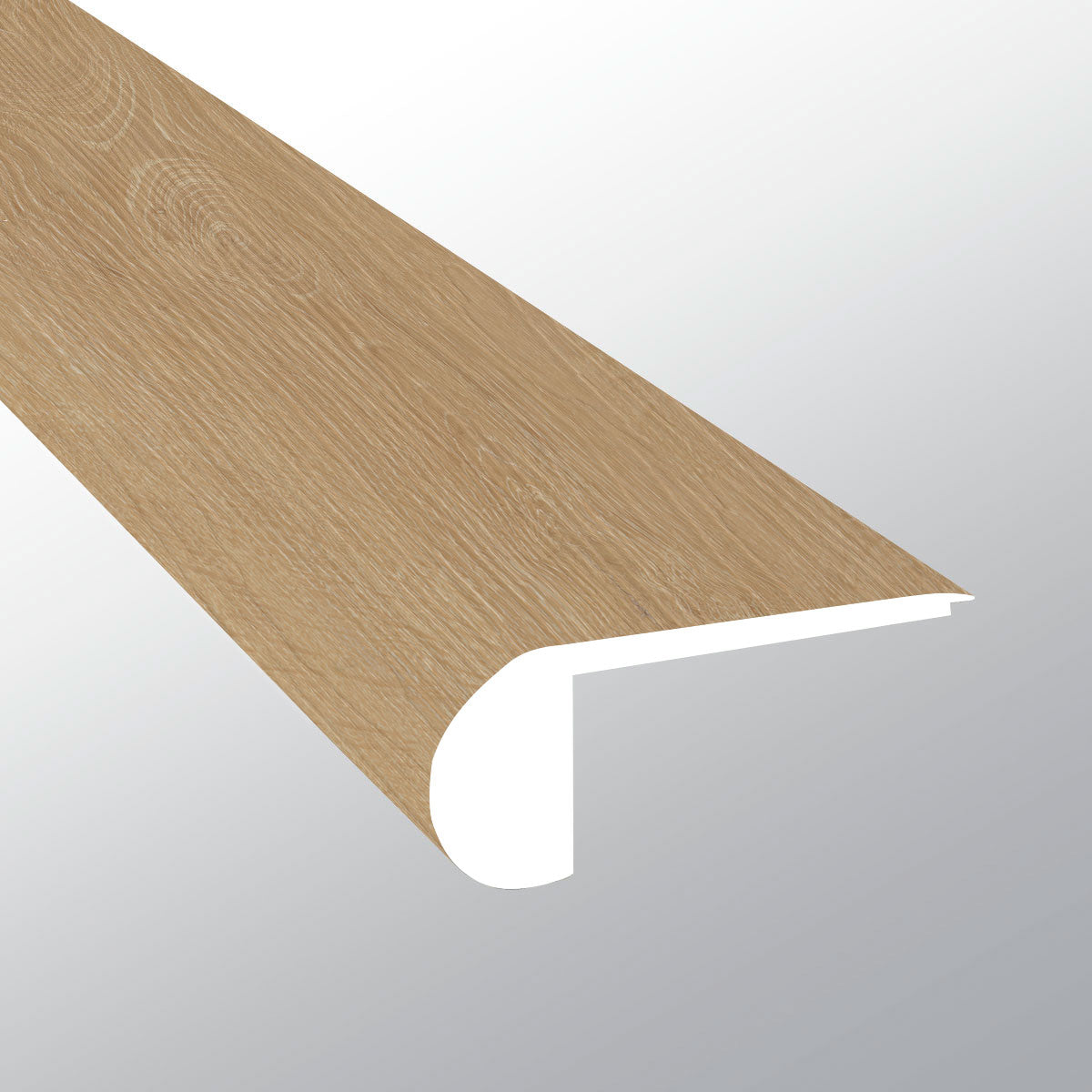 Coastal Cottage ( FLUSH STAIR NOSE [ Wood • Matte • Medium ] - LVT * LUXURY VINYL TRIM ) | 2 3/4" X 3/4" X 94"