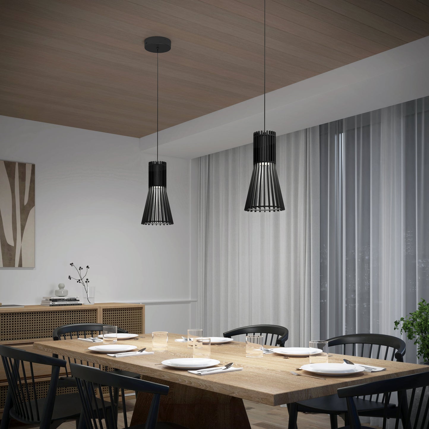 Kiyo modern LED pendant 3 CCT