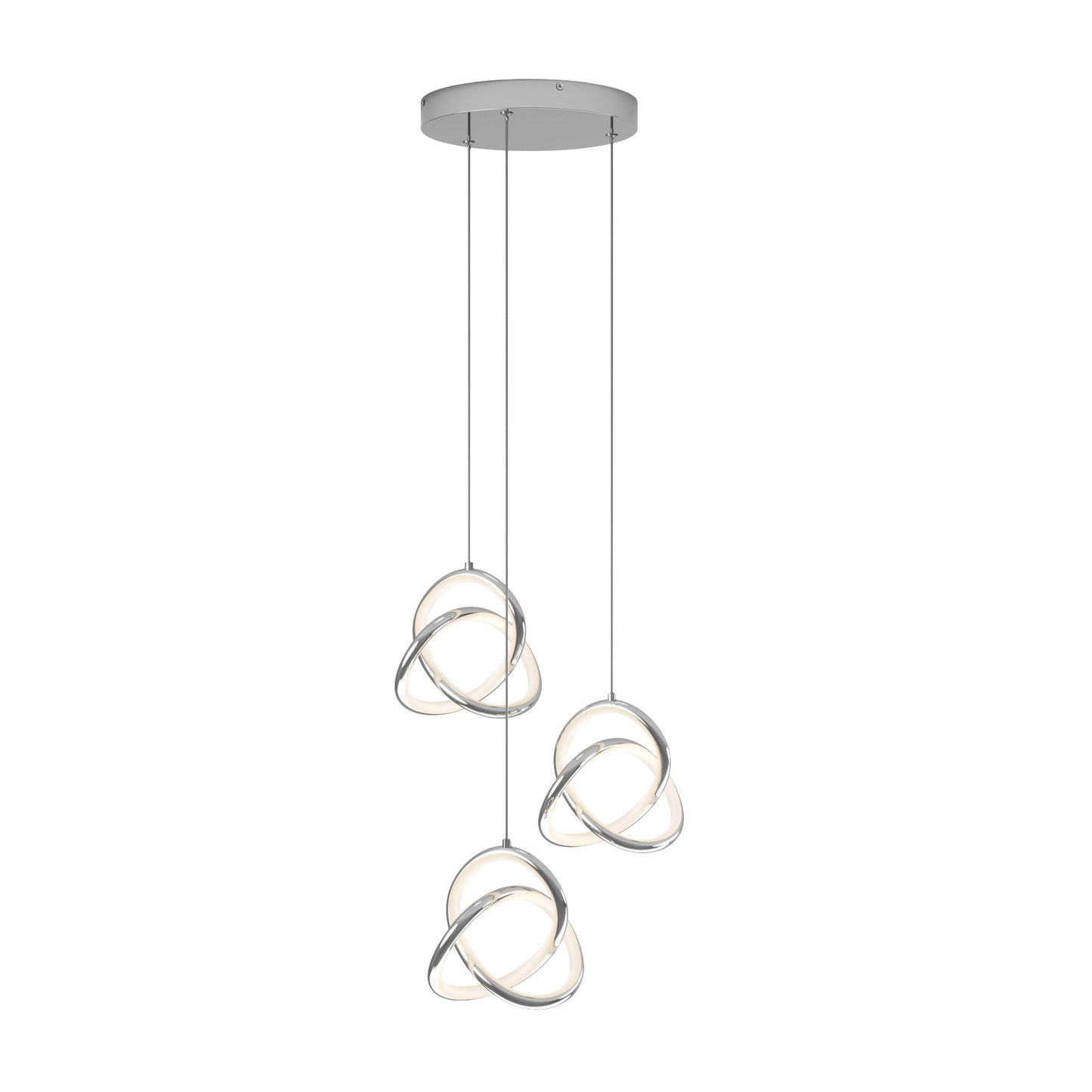 Zephyr 3-light LED pendant