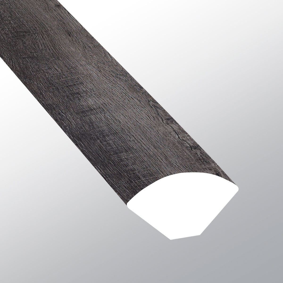 Dakworth ( QUARTER ROUND [ Wood • Matte • Dark ] - LVT * LUXURY VINYL TRIM ) | 5/8" X 3/4" X 94"