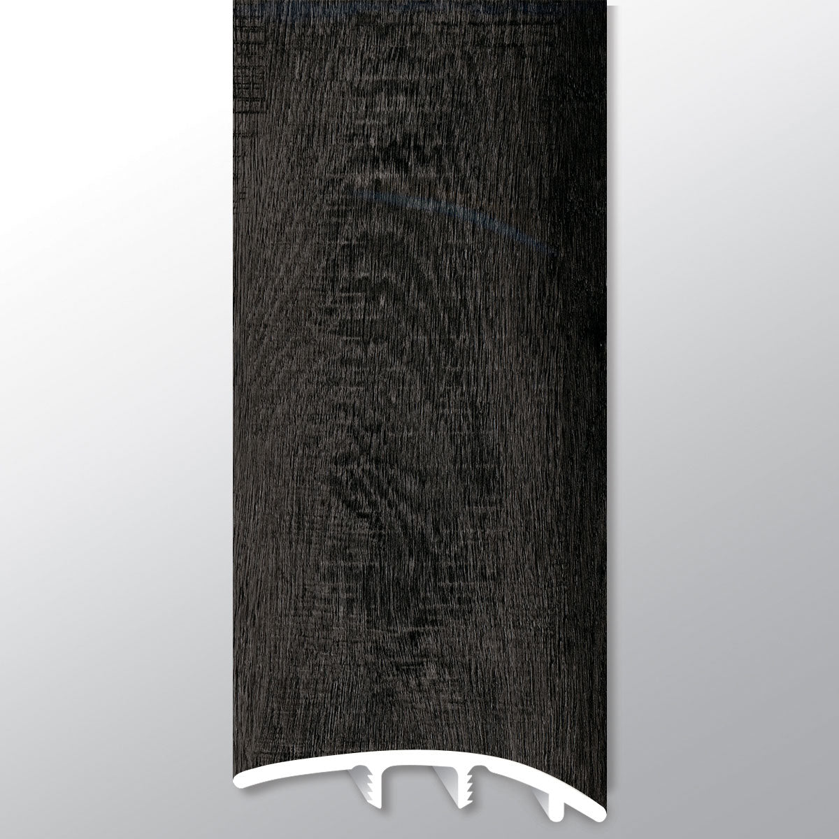 Dakworth ( REDUCER [ Wood • Matte • Dark ] - LVT * LUXURY VINYL TRIM ) | 1 3/4" X 3/8" X 94"