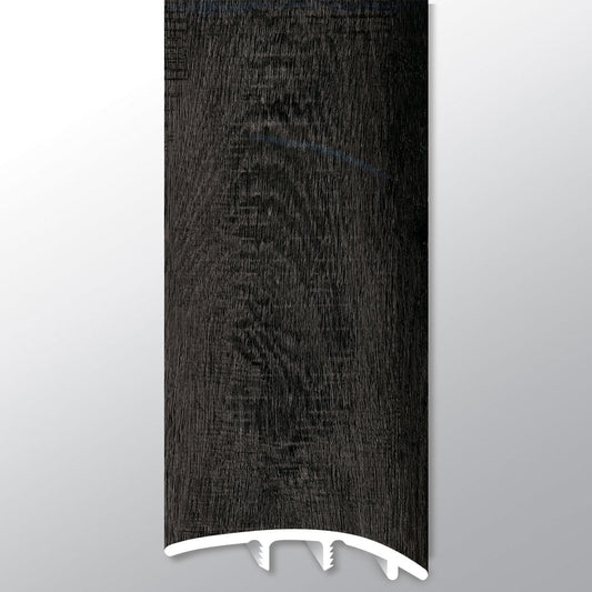 Dakworth ( REDUCER [ Wood • Matte • Dark ] - LVT * LUXURY VINYL TRIM ) | 1 3/4" X 3/8" X 94"