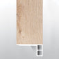 Daria Umber ( FLUSH STAIR NOSE EASED EDGE [ Wood • Matte • Medium ] - LVT * LUXURY VINYL TRIM ) | 2 3/4" X 3/4" X 94"