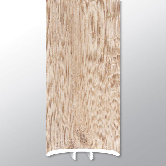 Daria Umber ( T MOLDING [ Wood • Matte • Medium ] - LVT * LUXURY VINYL TRIM ) | 1 3/4" X 1/4" X 94"