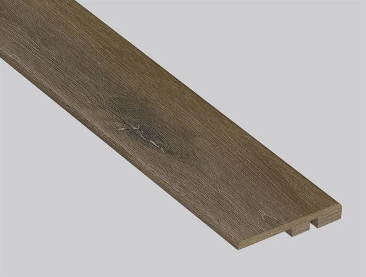 Delray ( END CAP [ Wood • Matte • Medium ] - LVT * LUXURY VINYL TRIM ) | 1 1/2" X 1/4" X 94"