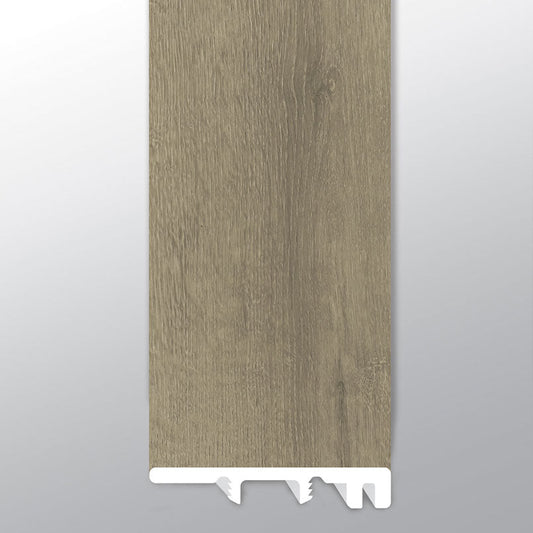DILLION FOG ( END CAP [ Wood • Matte • Medium ] - LVT * LUXURY VINYL TRIM ) | 1 1/2" X 1/4" X 94"