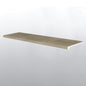 DILLION FOG ( STAIR TREAD EASED EDGE [ Wood • Matte • Medium ] - LVT * LUXURY VINYL TRIM ) | 1 1/2" X 1/4" X 47 1/2"