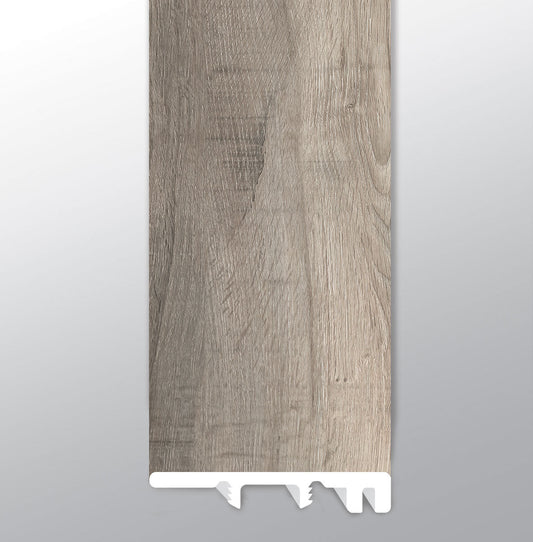Draven ( END CAP [ Wood • Matte • Medium ] - LVT * LUXURY VINYL TRIM ) | 1 1/2" X 1/4" X 94"